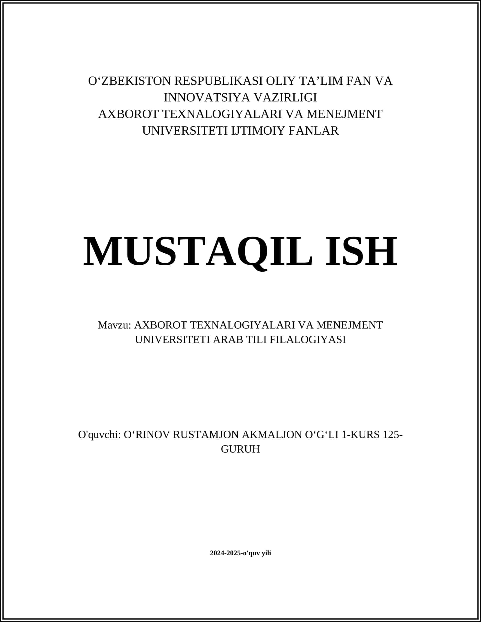 ARAB TILI FILALOGIYASI 1