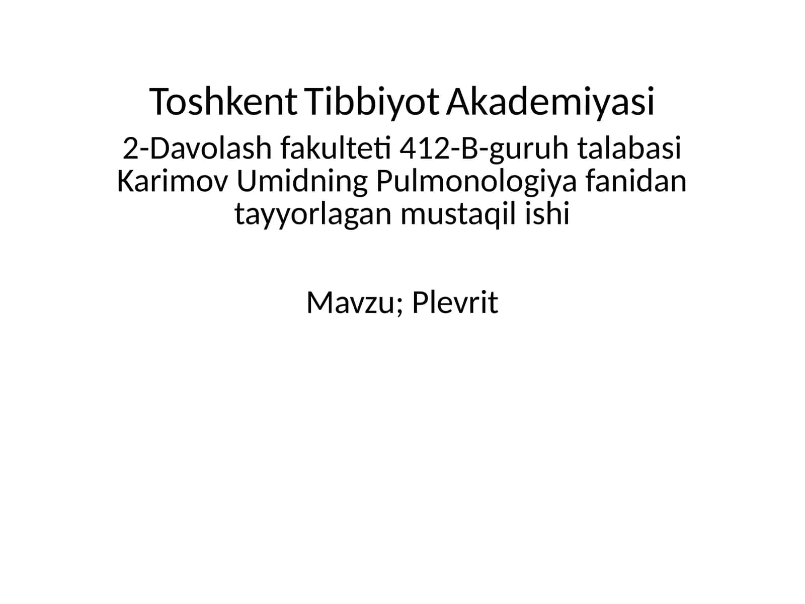 Plevrit ta'rifi 1