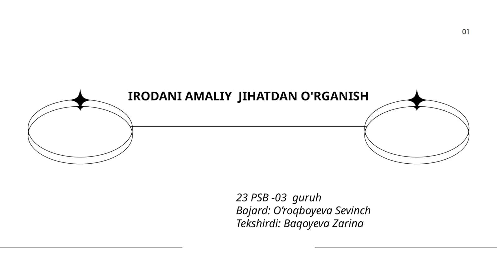 IRODANI AMALIY JIHATDAN O'RGANISH 1
