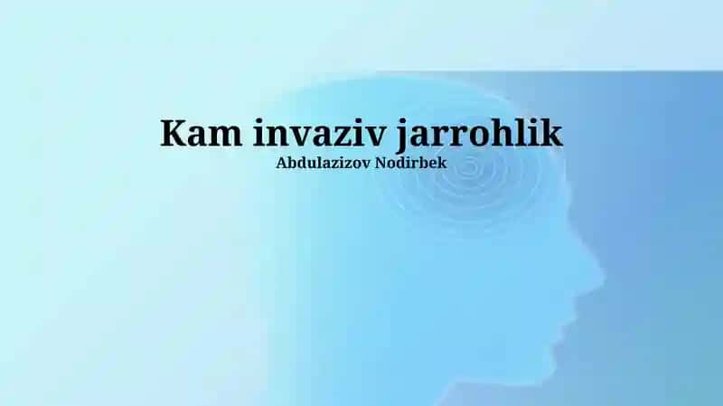 Jarrohlik amaliyotining turlari