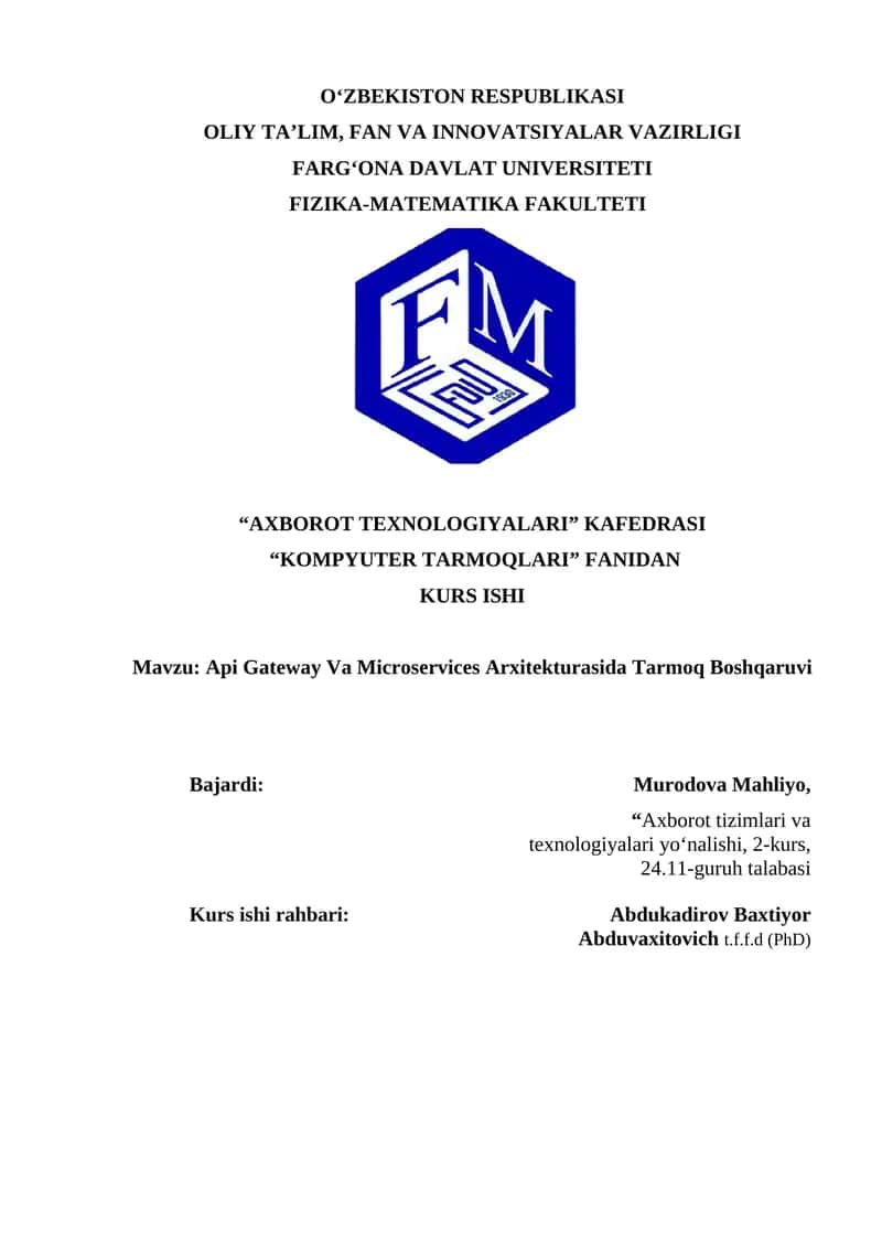 Api Gateway Va Microservices Arxitekturasida Tarmoq Boshqaruvi 1