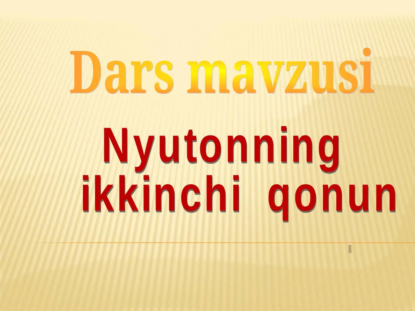 JISMLARNING MEXANIK HARAKATI. TRAEKTORIYA 1
