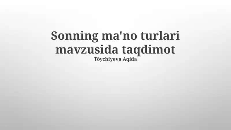Sonnet Turlari 1