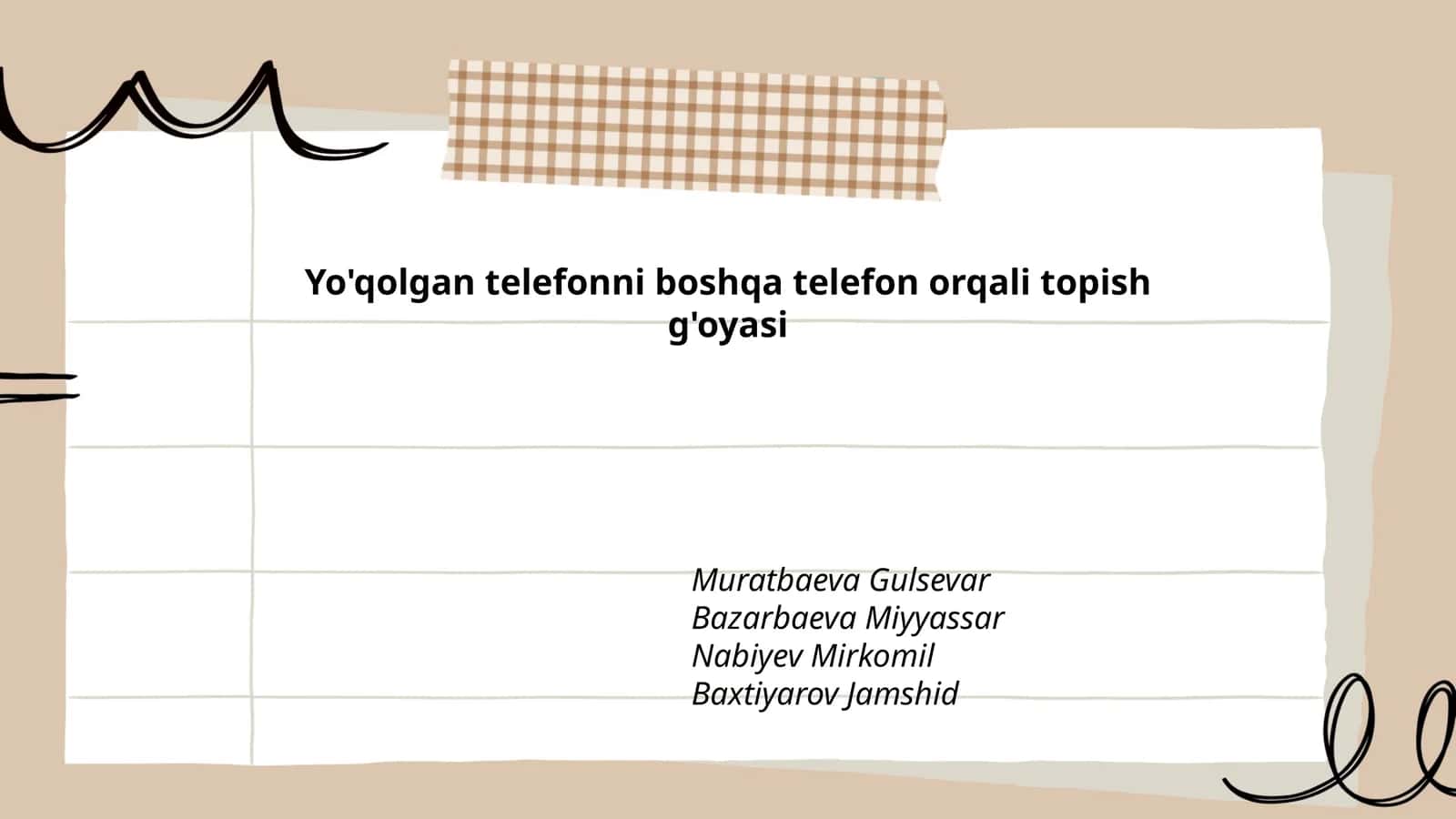 Yo'qolgan telefonni boshqa telefon orqali topish g'oyasi 1