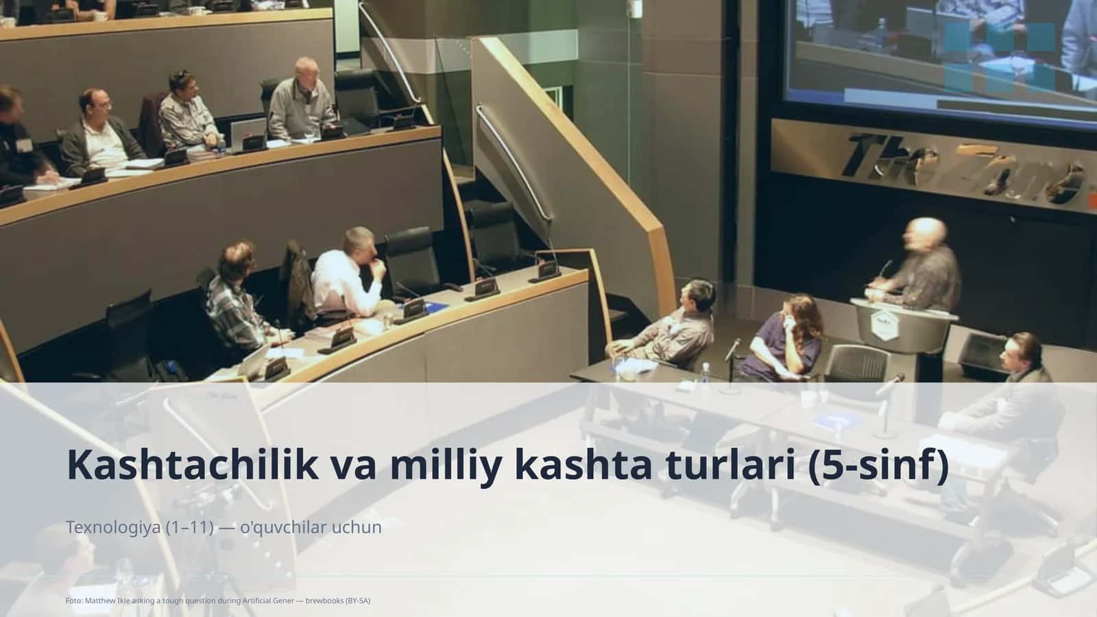 Kashtachilik va milliy kashta turlari (5-sinf) 1
