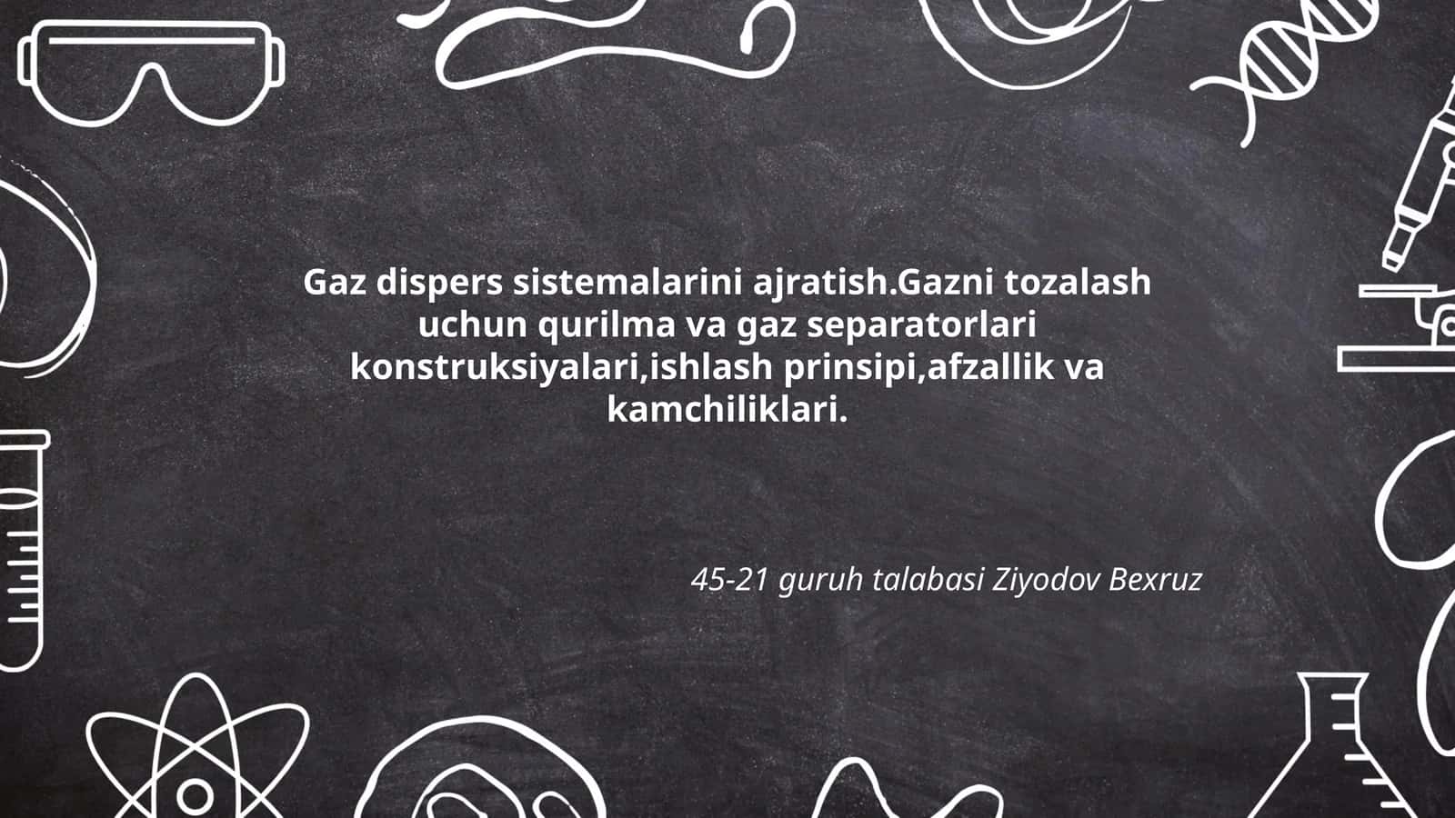 Gaz dispers sistemalari 1