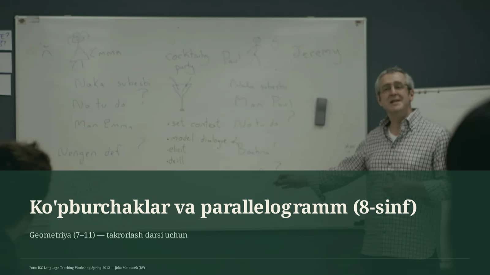 Ko'pburchaklar va parallelogramm (8-sinf) 1