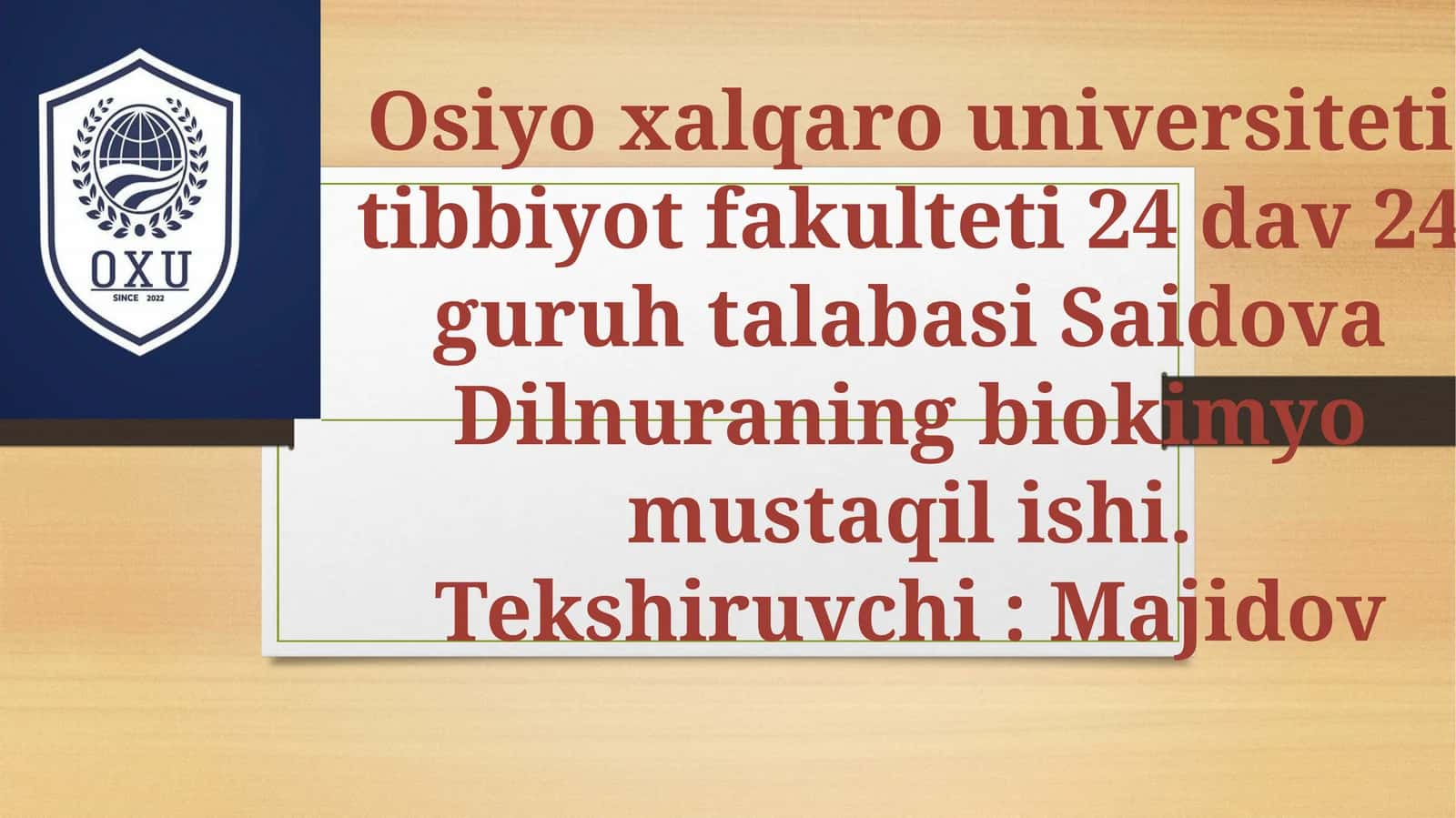 OQSIL BIOSINTEZI INGIBITORLARI 1