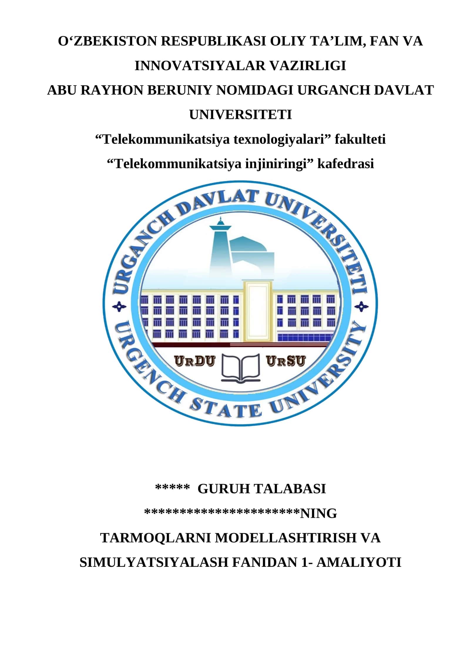MATLAB-communications dasturiy paketi 1