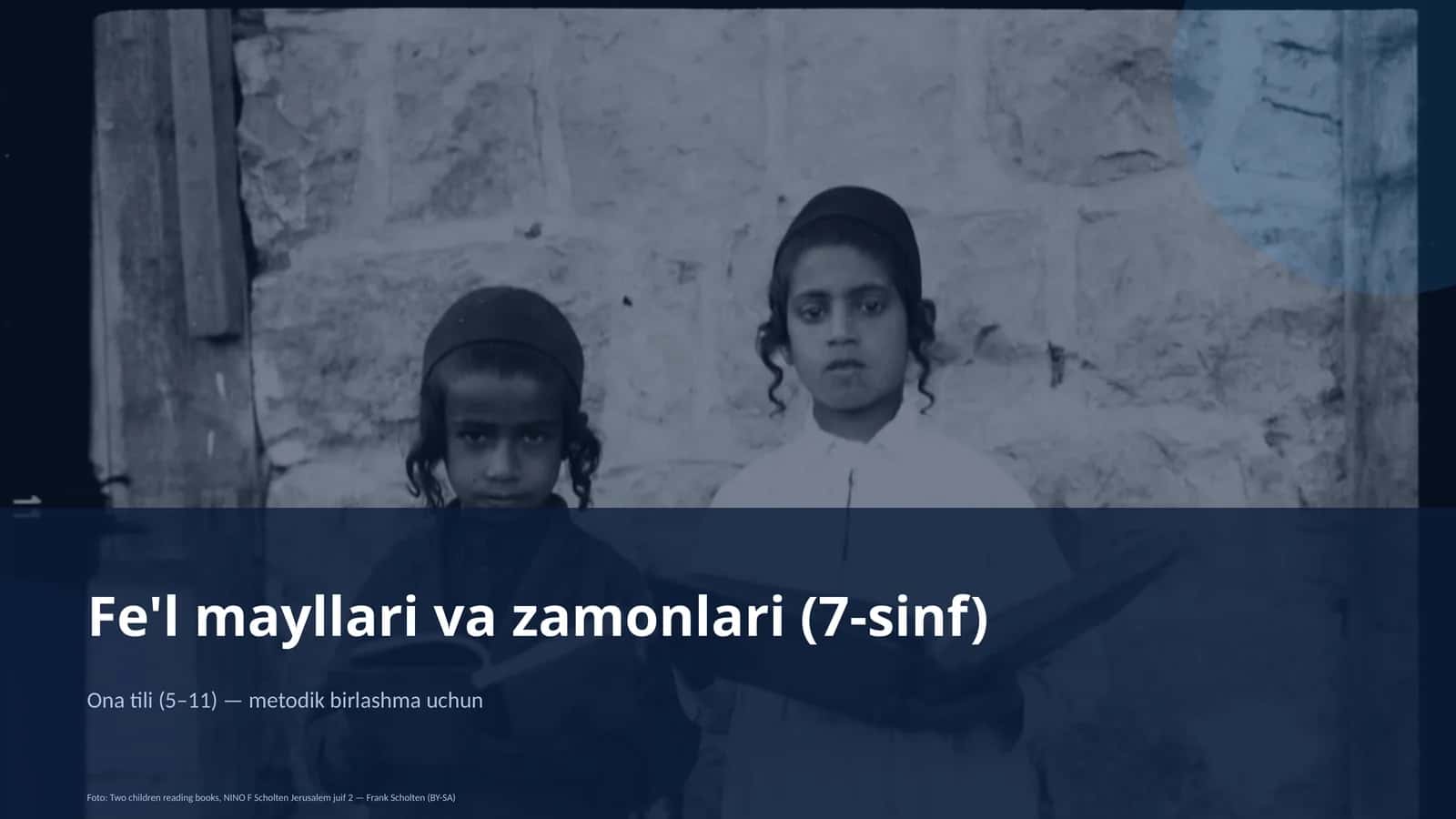 Ona tili (5–11) — metodik birlashma uchun 1