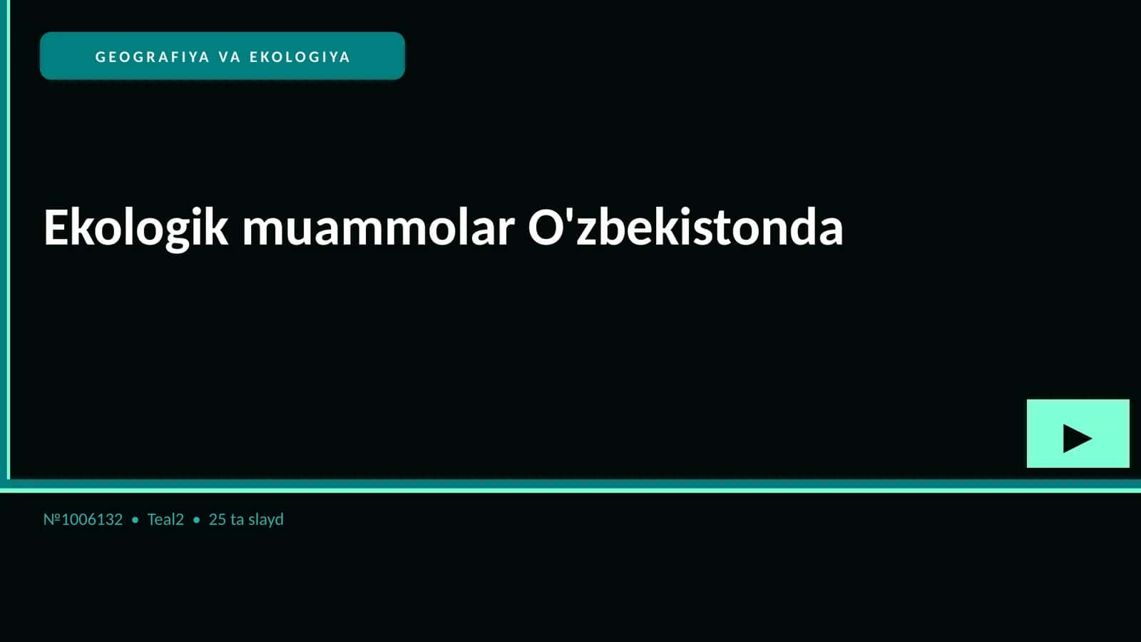 Ekologik muammolar O'zbekistonda 1