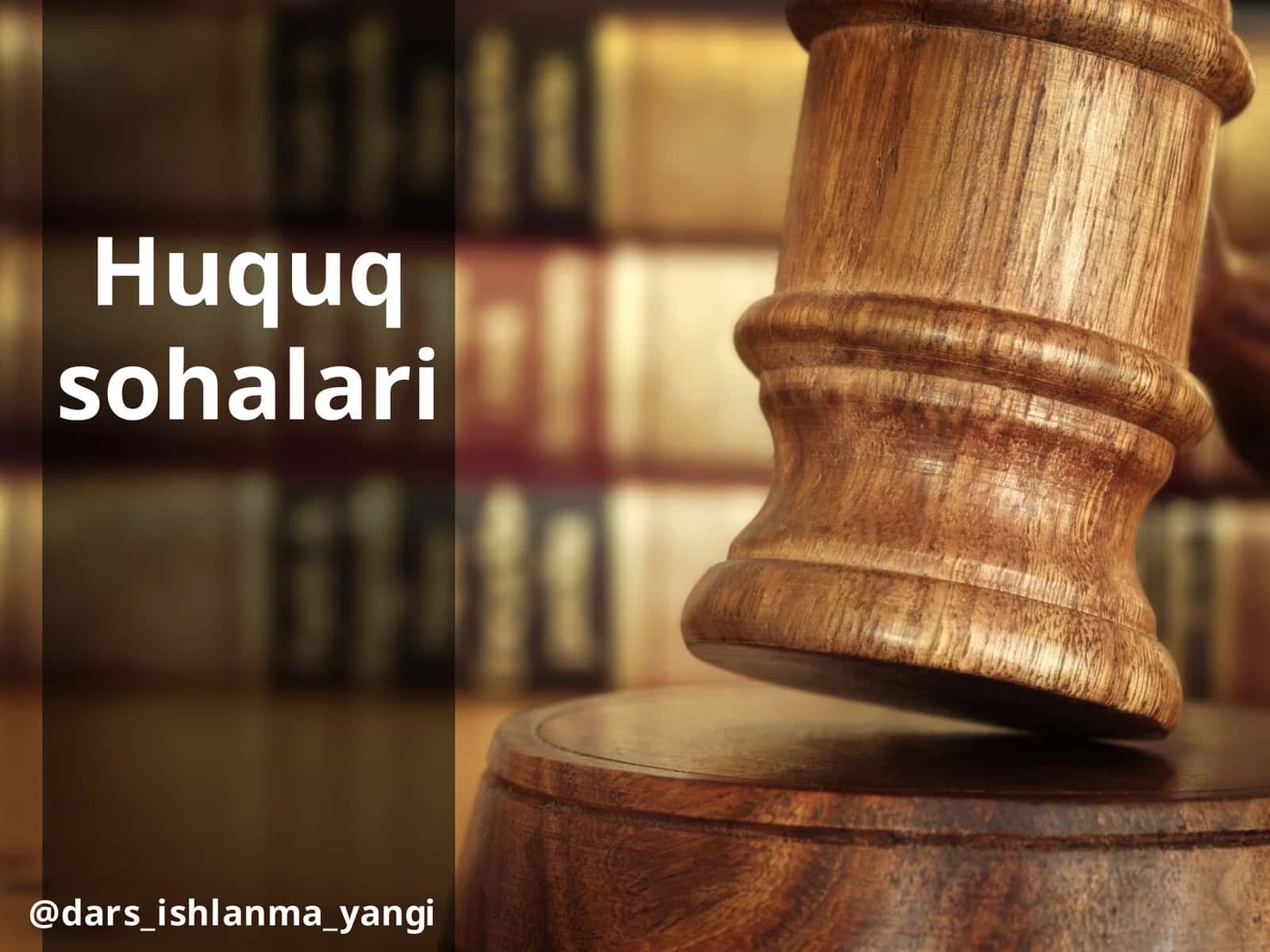 Huquq  sohalari 1
