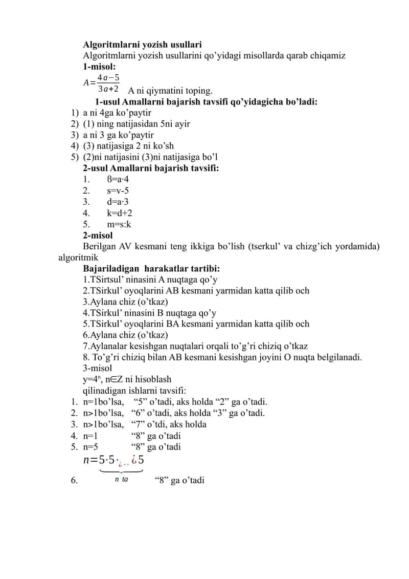 algaritim matematika 1