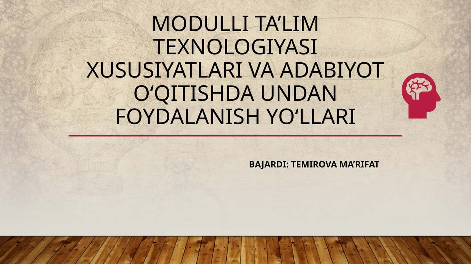 Modulli ta’lim texnologiyasi 1