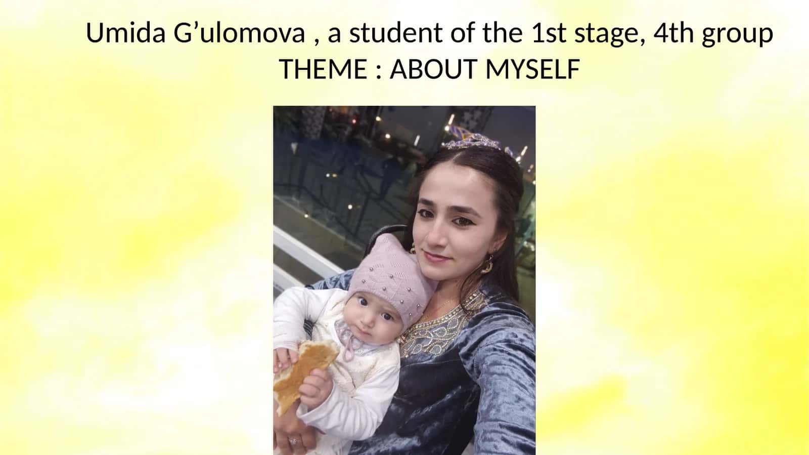UmidaG’ulomova 1