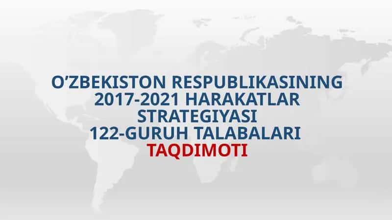 Harakatlar strategiyasi 1