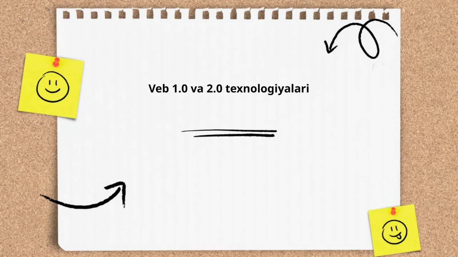 Veb 1.0 va 2.0 texnologiyalari 1