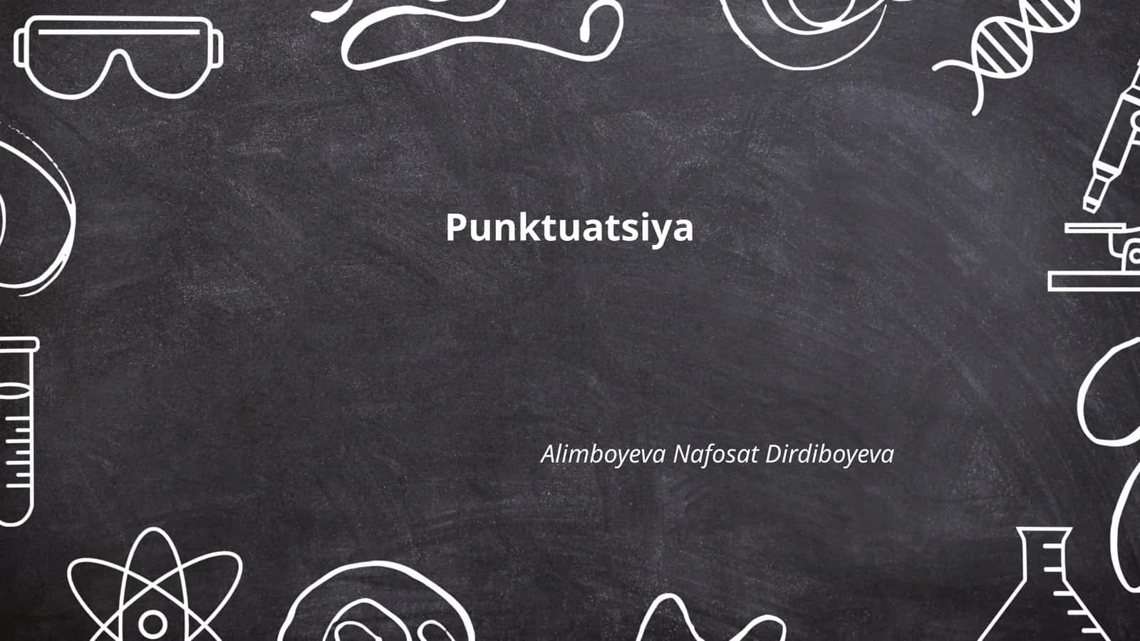 Punktuatsiya 1