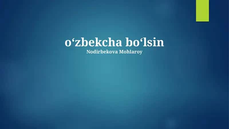Grammatik moslashuv 1