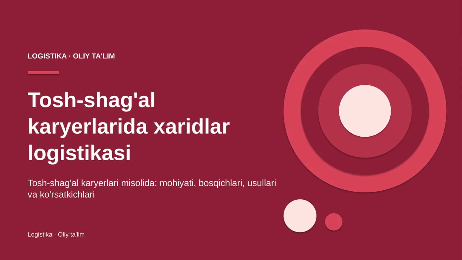 tosh shag'al karyerlarida xaridlar logistikasi 4558 1