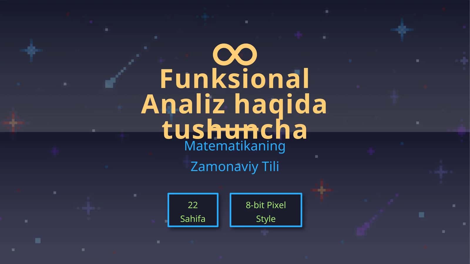 Funksional Analiz haqida tushuncha 1