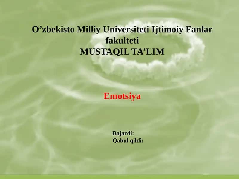 Emotsiya 1