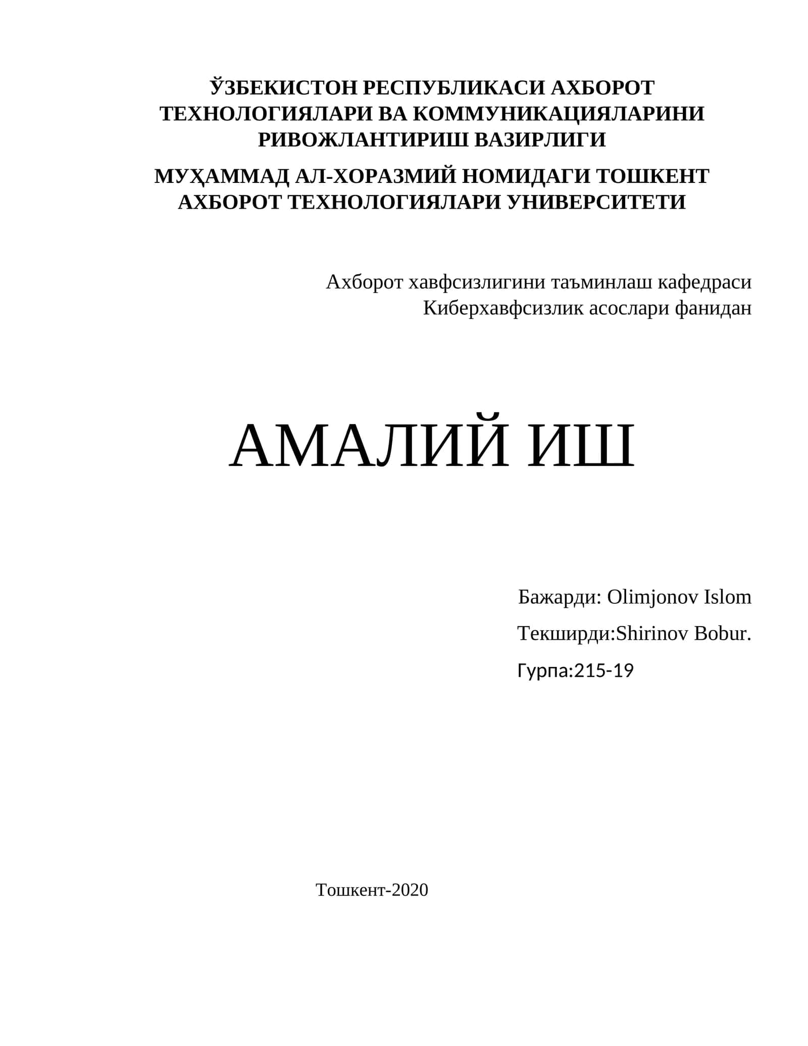 Risklarni baxolash usullari 1