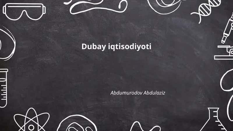 Dubay iqtisodiyoti 1
