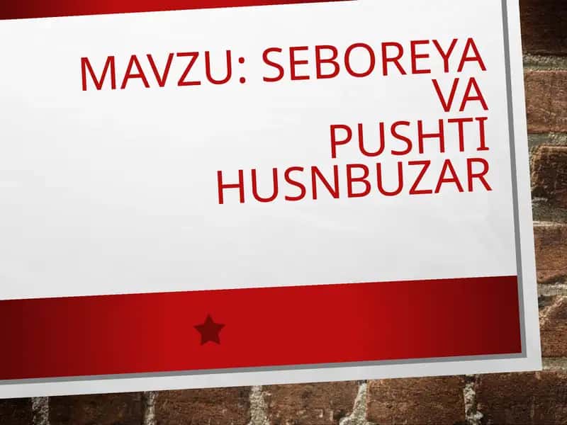 Seboreyavapushtihusnbuzar 1