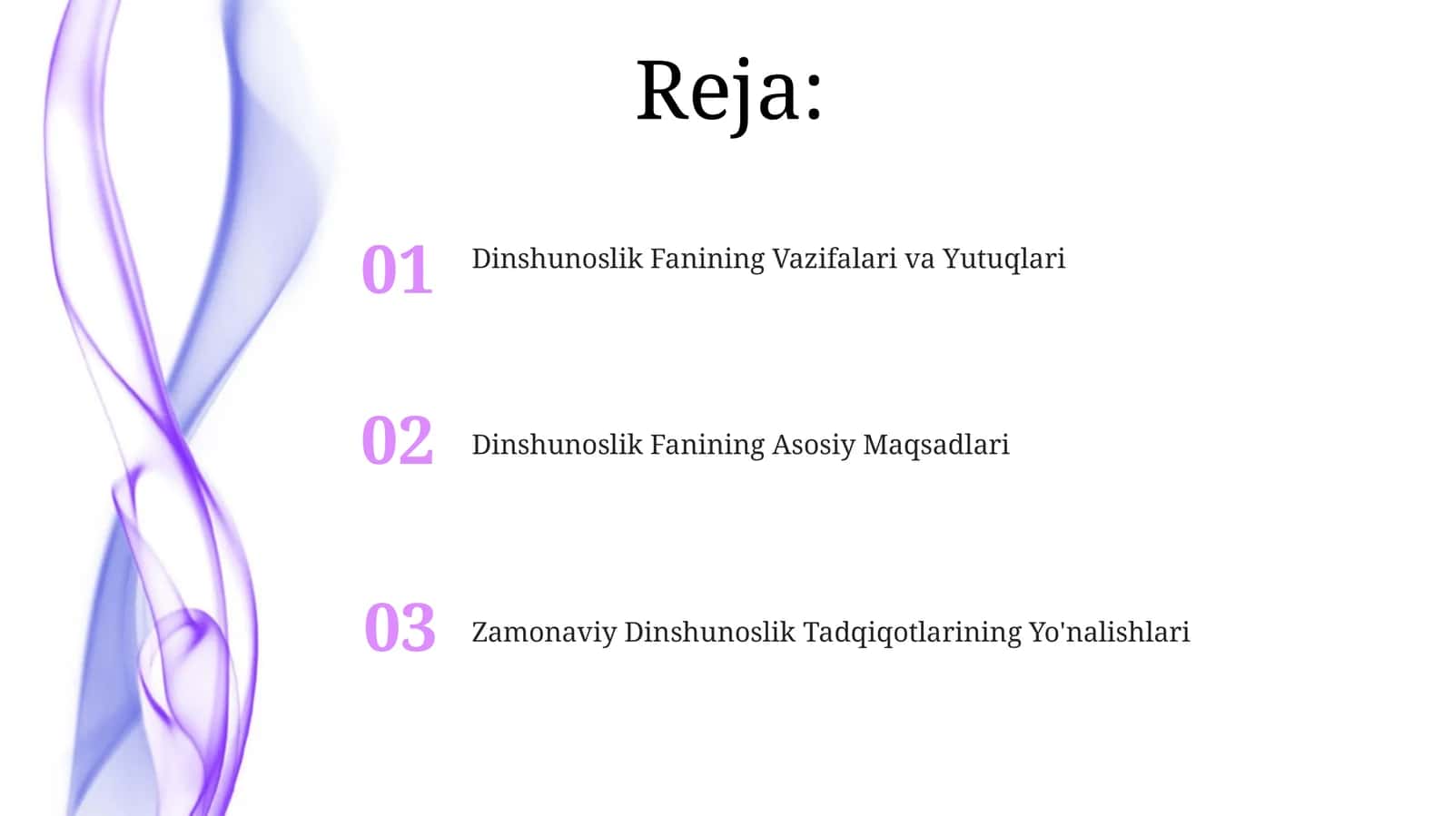 Dinshunoslik Fanining Vazifalari va Yutuqlari 1