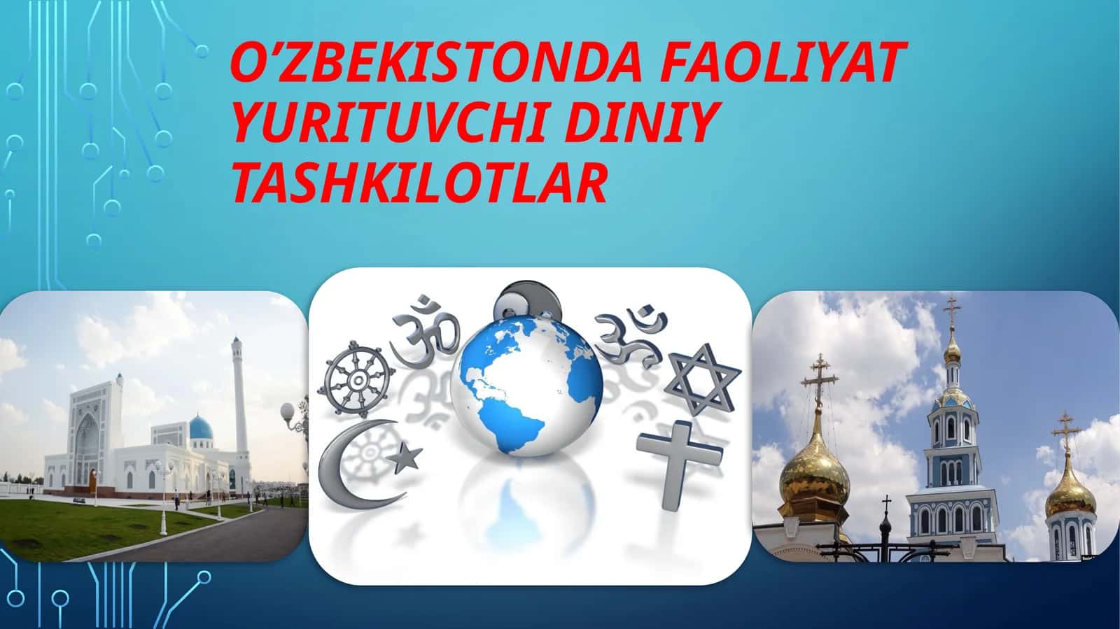 O’zbekistonda faoliyat yurituvchi Diniy Tashkilotlar 1