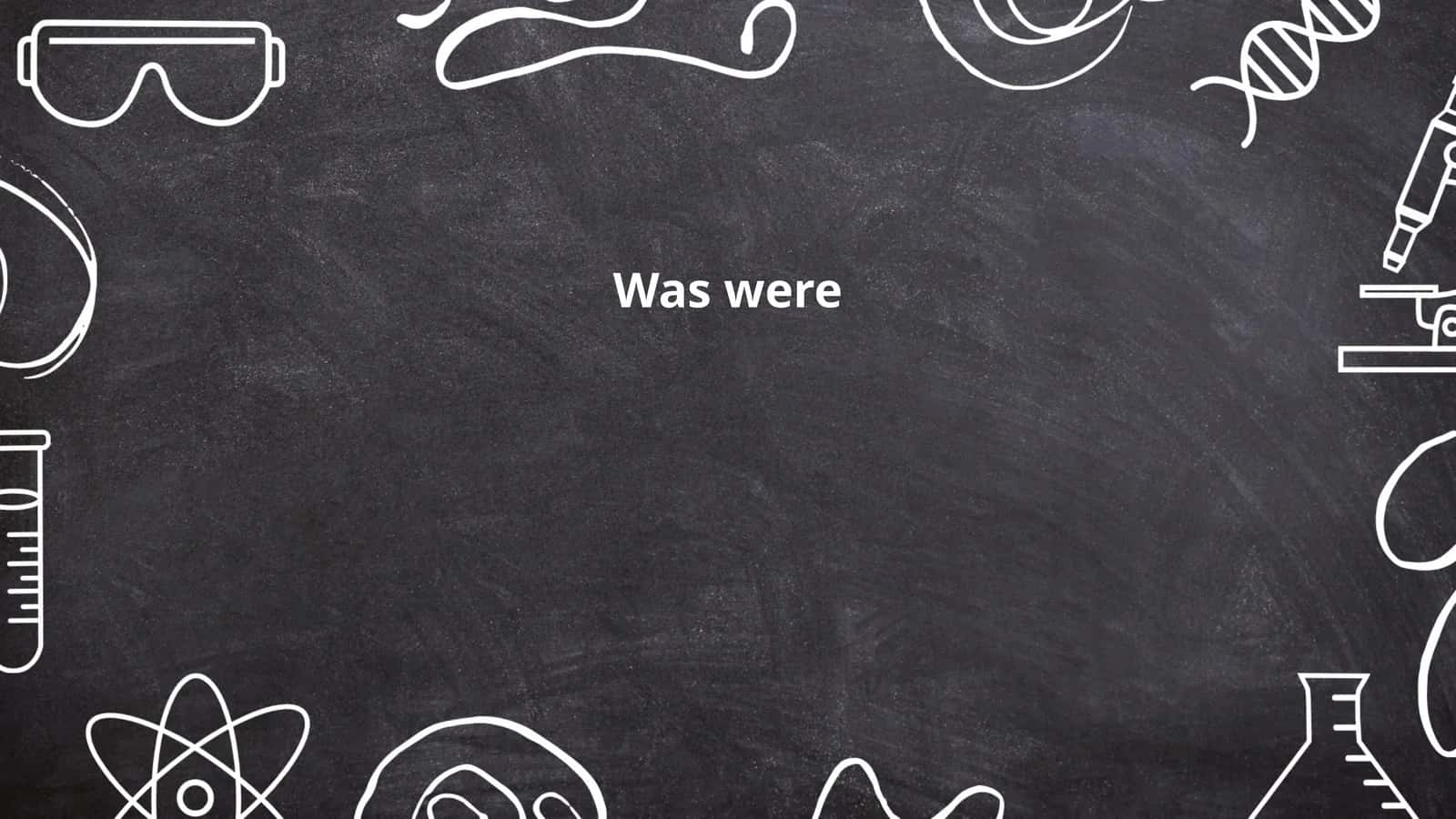 Was were 1