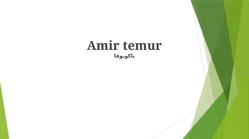 Amir Temur 1