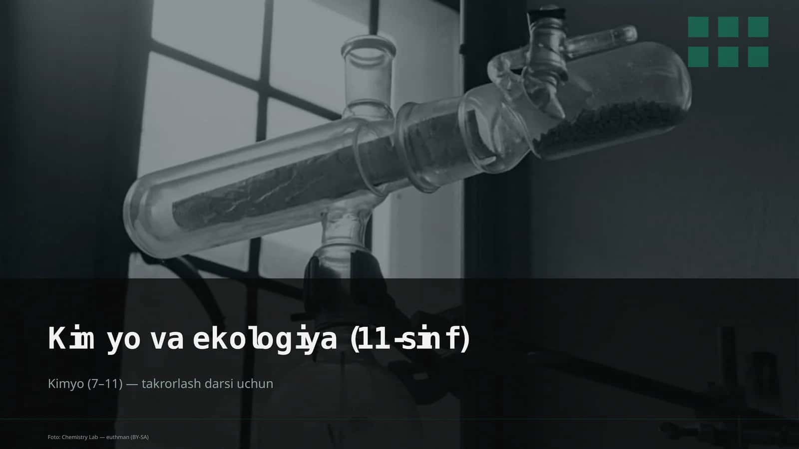 Kimyo va ekologiya (11-sinf) 1
