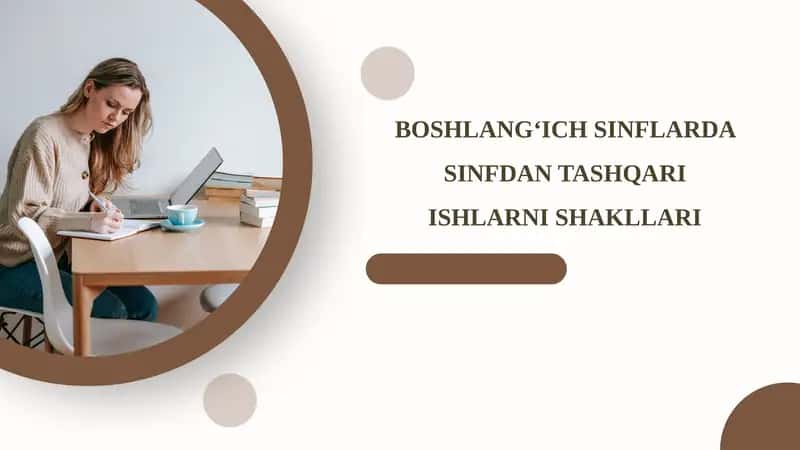 BOSHLANG‘ICH SINFLARDA SINFDAN TASHQARI ISHLARNI SHAKLLARI 1