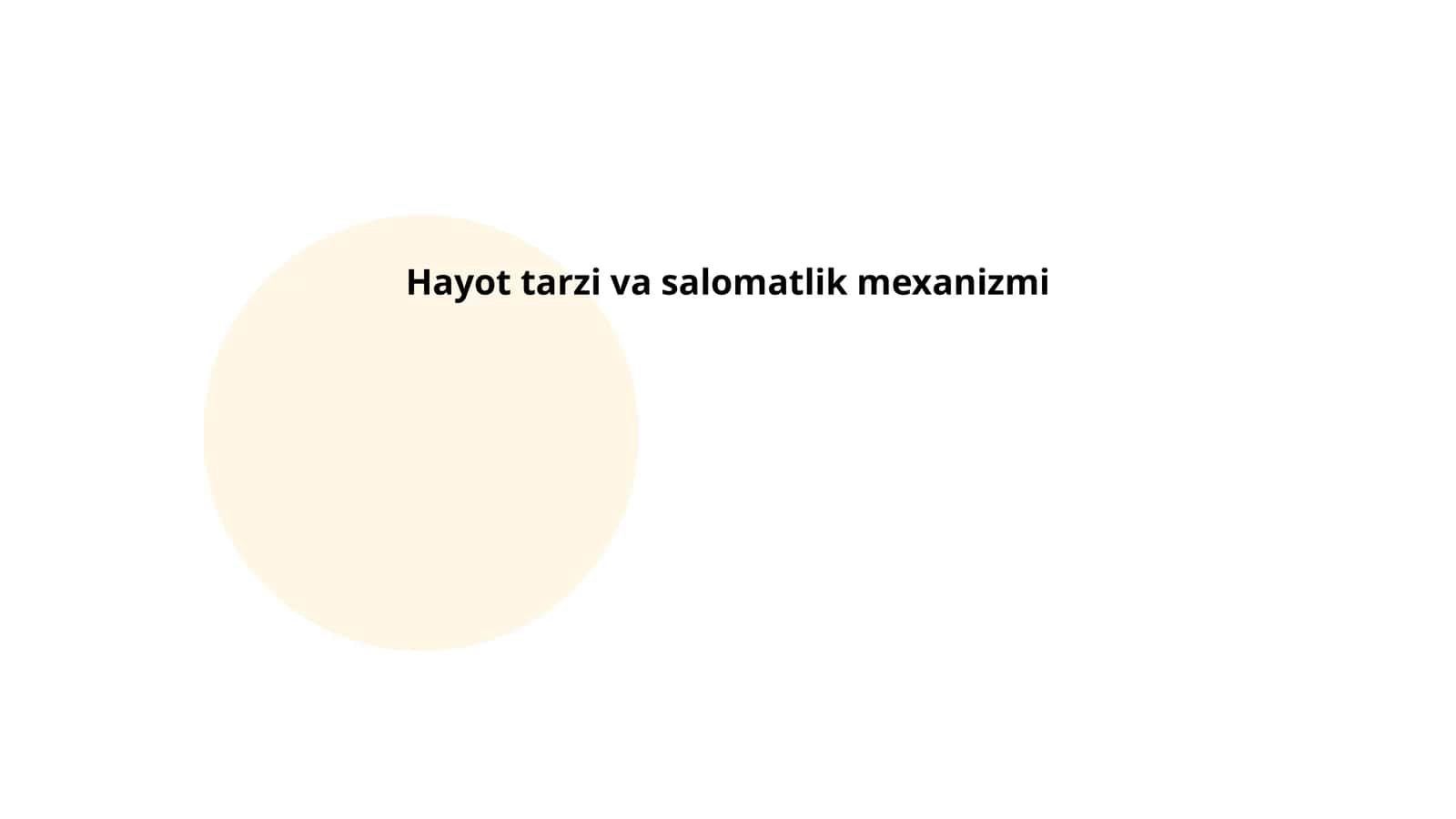 Toshkent tibbiyot akademiyasi termiz filali pediatriya fakulteti pediatriya yoʻnalishi Himmatova Chinoraning valeologiya fanidan tayyorlagan mustaqil ishi 1