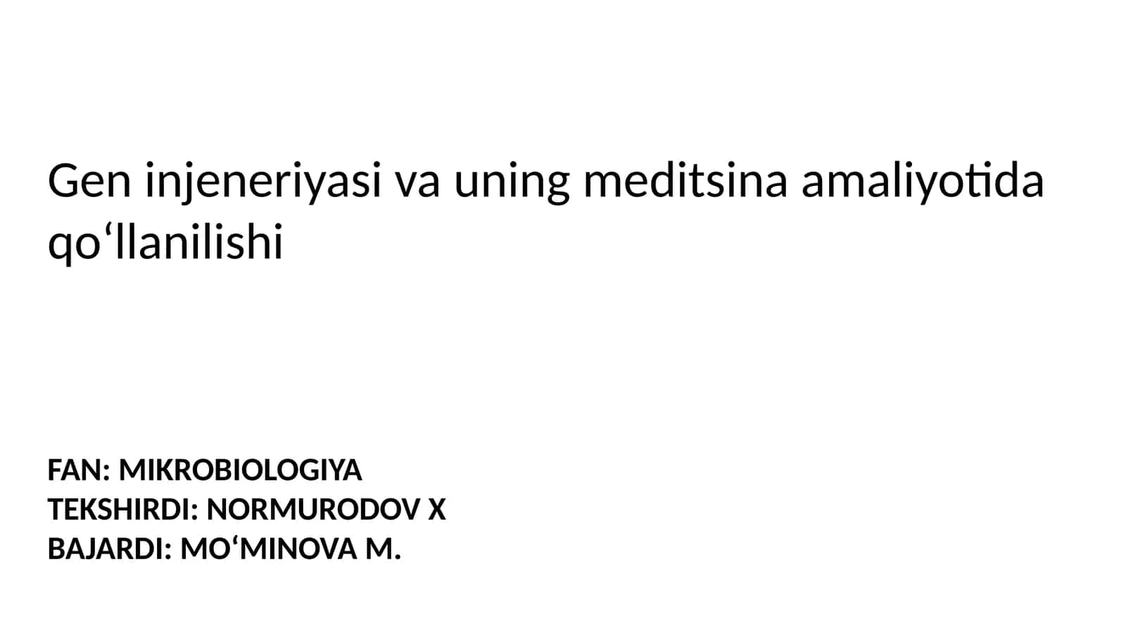 FAN:MIKROBIOLOGIYA 1