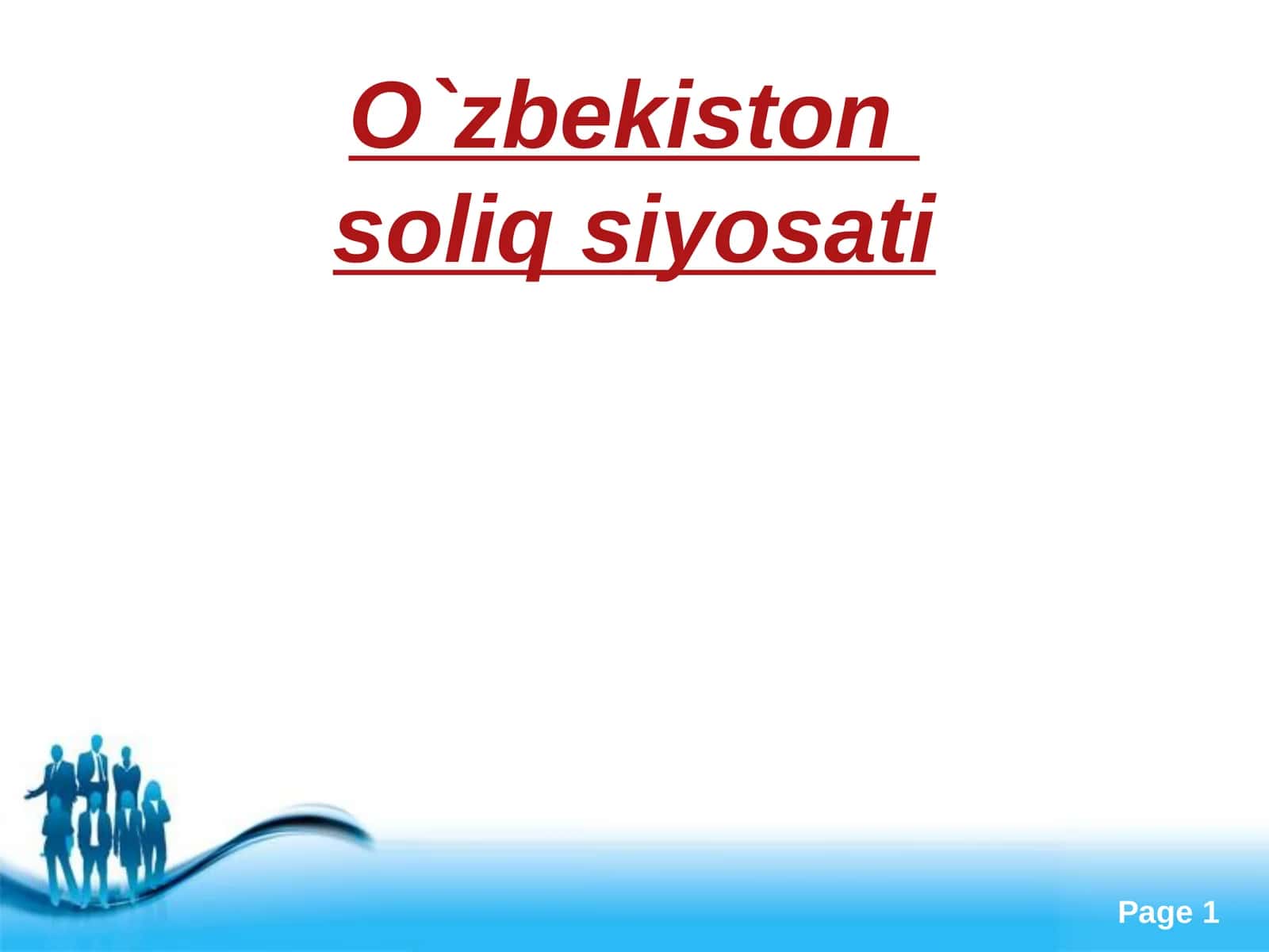 Soliqlar byudjet tizimi 1