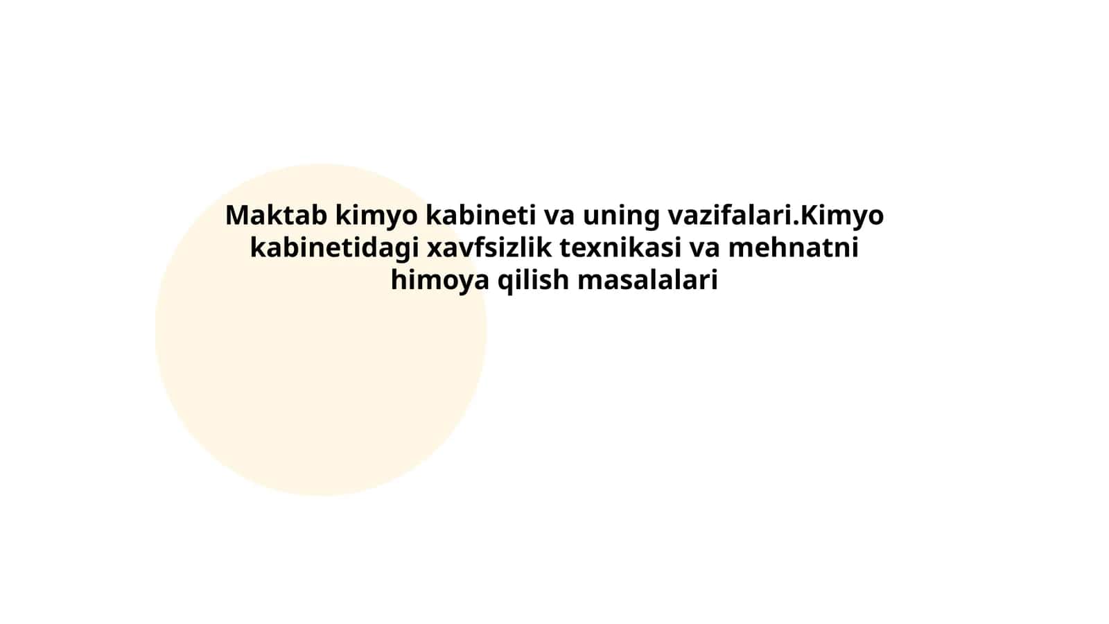 Maktab kimyo kabineti va uning vazifalari 1