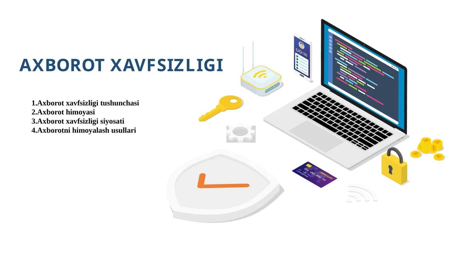 AXBOROT XAVFSIZLIGI 1