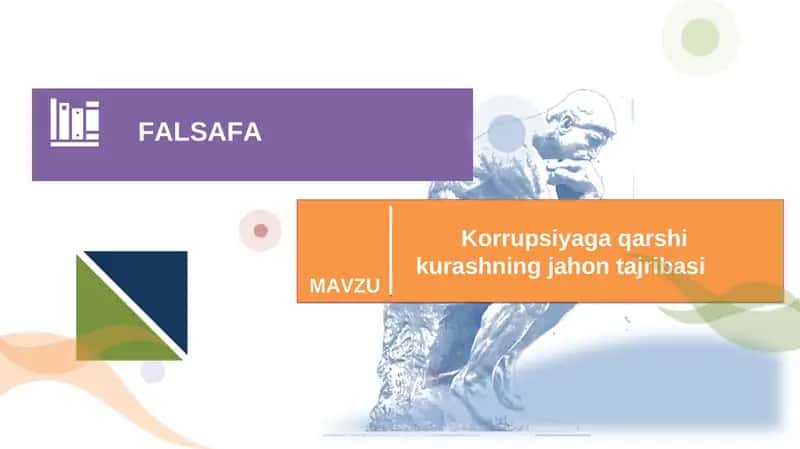 Korrupsiyaga qarshi kurashning jahon tajribasi 1