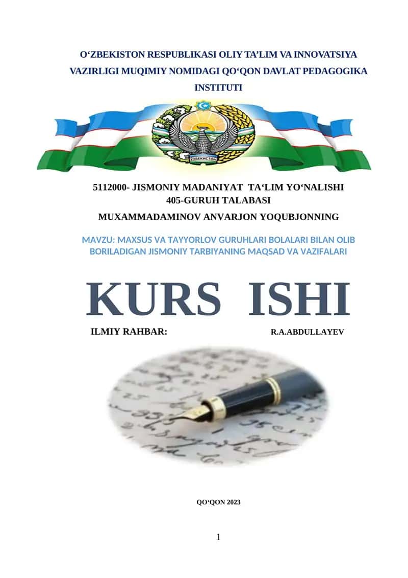 Jismoniy madaniyat ta'lim yo'nalishi 1