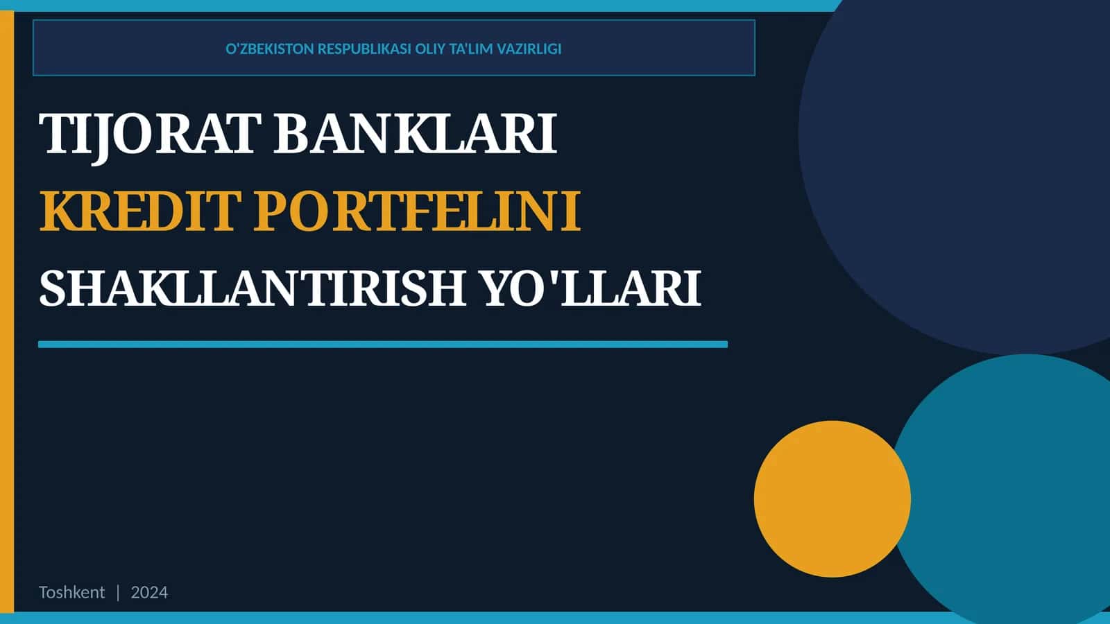 Kredit portfeli shakllantirish yollari 1