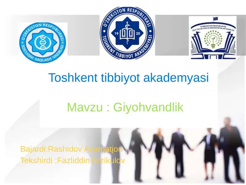 Giyohvandlik 1