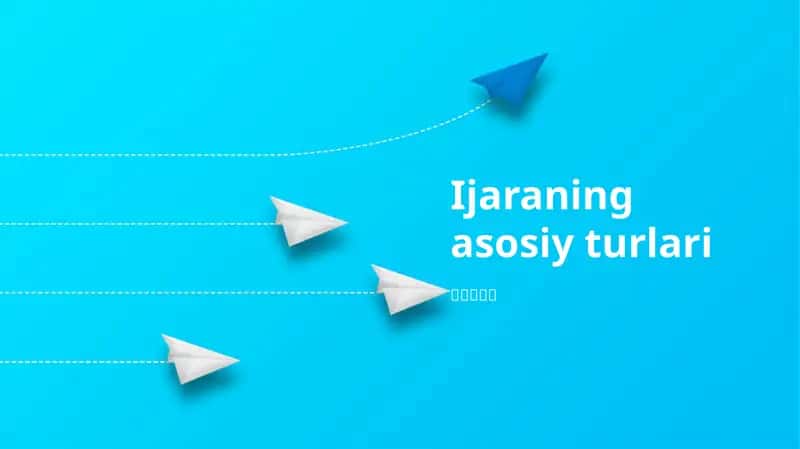 Ijaraning asosiy turlari 1