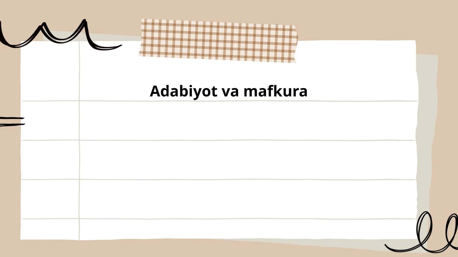 Adabiyot va mafkura 1