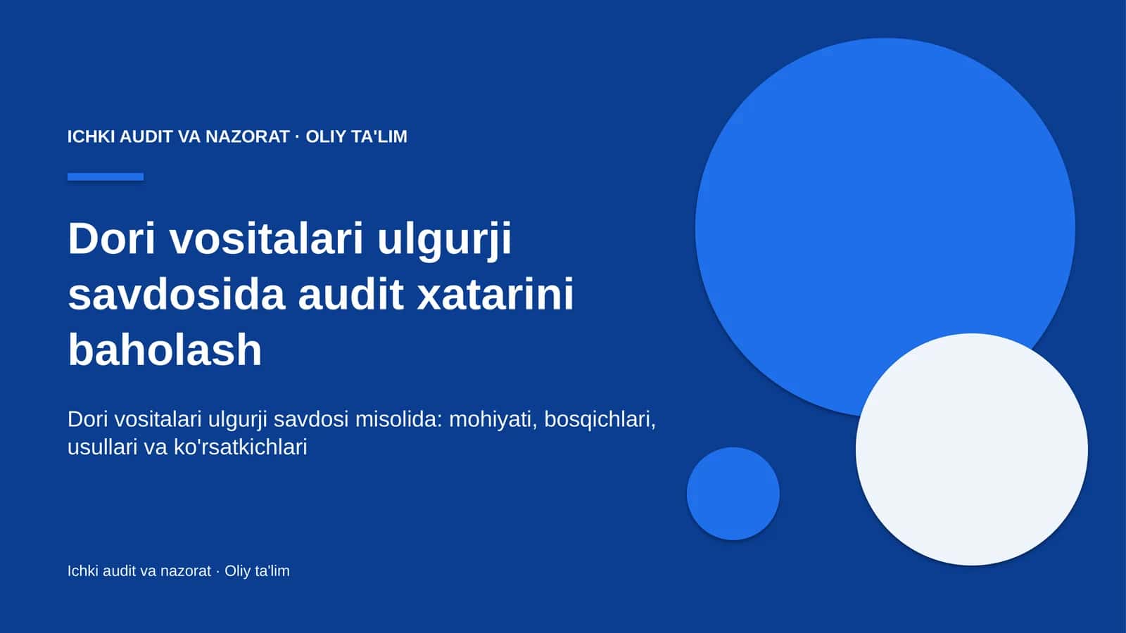 dori vositalari ulgurji savdosida audit xatarini baholash 7934 1