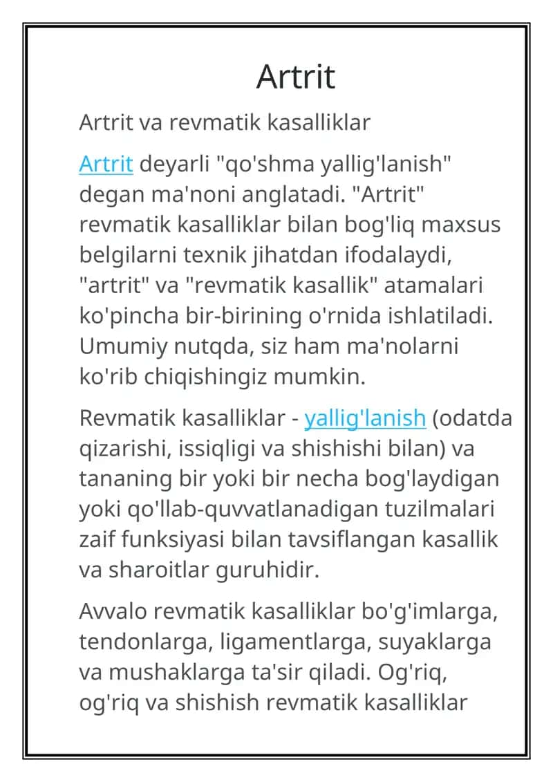Artrit 1
