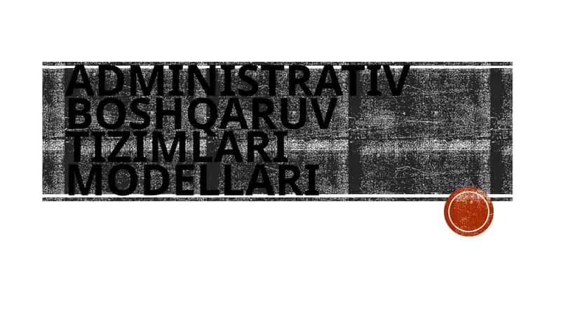 Ma’muriyboshqaruvtizimlari(MBT) 1