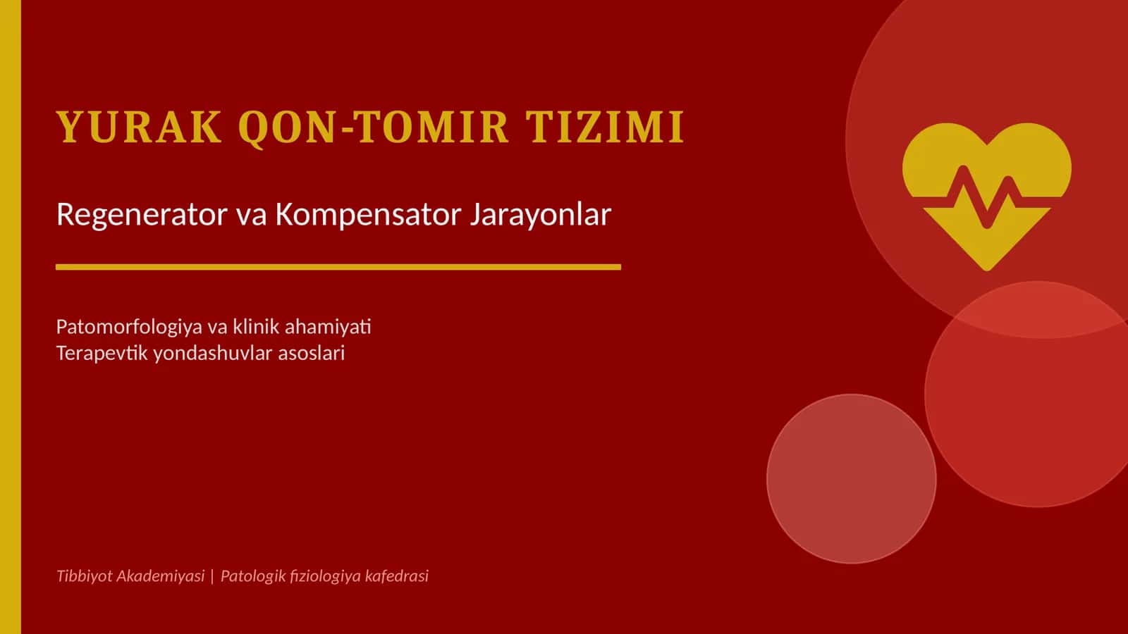 YURAK QON-TOMIR TIZIMI 1